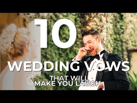 Funny Wedding Vows Compilation 💍: Prepare to Burst into Laughter with These 10!