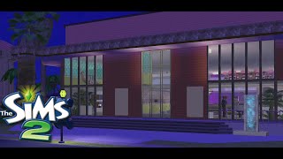 🌴🏛️Palm Springs University "Student Union" 🏛️🌴Sims 2 speed build #sims2