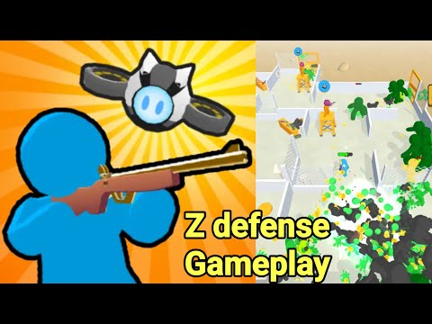 Z defense Game Gameplay - YouTube