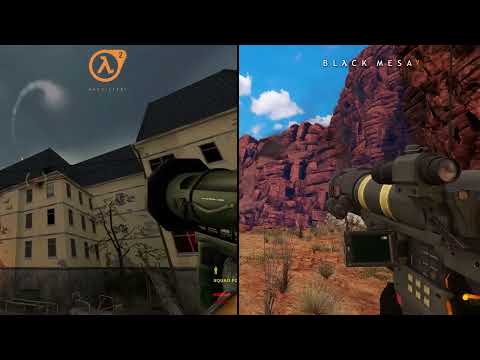 Half Life 2 Vs Black Mesa Definitive Edition | Comparison