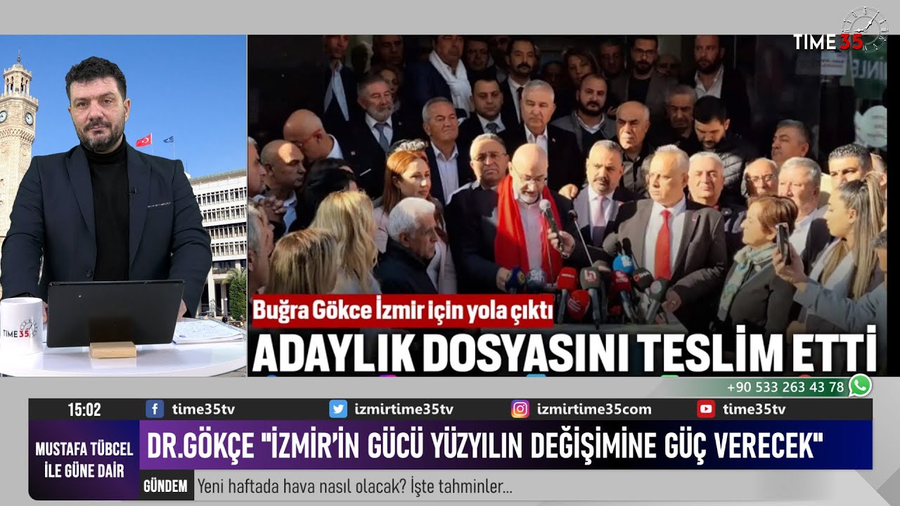 Dr. Buğra Gökce İzmir büyükşehir belediye başkan aday adaylığını ilan etti!