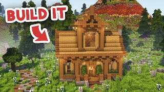 How to Build a Wooden Medieval House in Minecraft