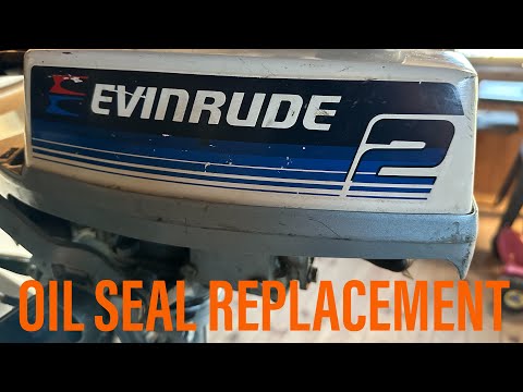 1979 Evinrude 2hp Outboard Motor Lower Unit Seal Replacement and Water Pump Assembly