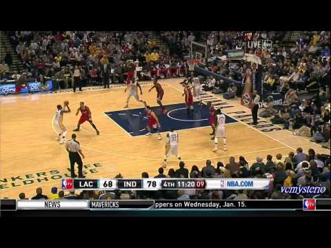 Paul George 36pts vs LA Clippers (2014.01.18) - 360 Windmill Dunk