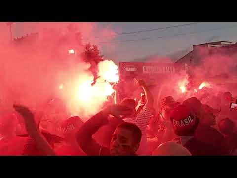 Recepção ao time xavante na primeira partida da semifinal do gauchão BRASIL 1x0 ypiranga