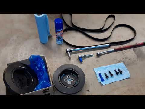 2nd Gen Dodge Ram Cummins Diesel 5.9 Harmonic Vibration Damper Failure & Fix - Belt Chirp Symptoms