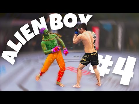 Alien Boy DESTROYS Cocky FIGHTER and snatched his ANKLES 😈 | UFC 4 (Episode 4)