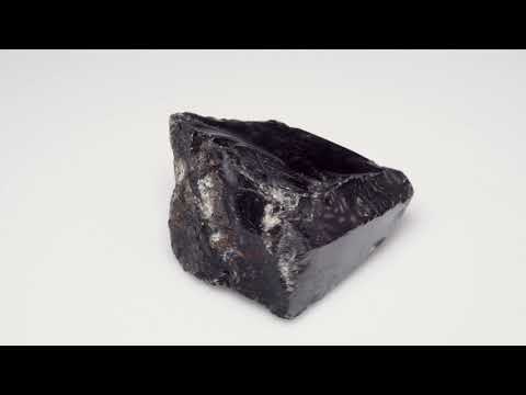 Натуральный Обсидиан кристалл 40.3x37.3мм 33.80г видео
