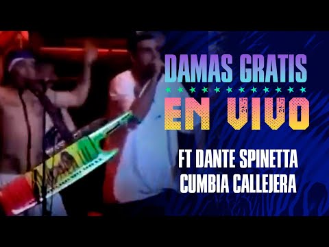 Cumbia Callejera | Damas Gratis ft. Dante Spinetta  | En vivo en el Luna Park