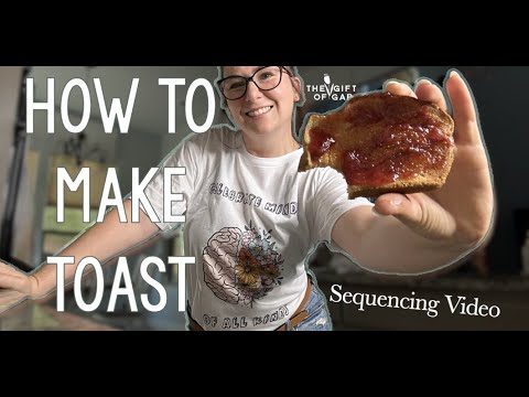 TEACHING TOOL for Educators | How to Make Toast | Sequencing the steps of making toast
