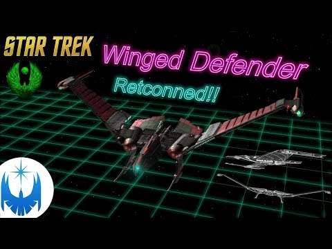 The Wicked Winged Defender! Retconned Romulan Cruiser!