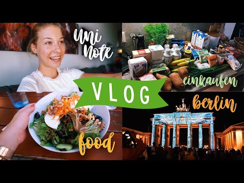 VLOG: meine letzte Uni Note, Wohnung putzen, Wocheneinkauf, Sport, Festival of Lights Berlin