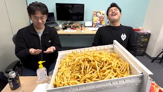 洗ったはずのローションが残ってるドッキリｗｗからの3人でマックのポテトL15個を食べる！！