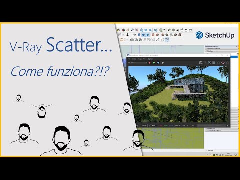 V-Ray for SketchUp: Scatter. Come funziona?
