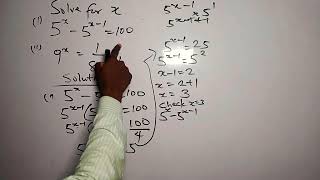 Solving exponential equations