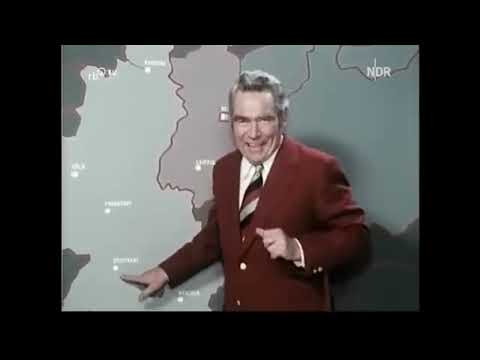 Peter Frankenfeld presents the weather on the public broadcaster in various dialects - including ...