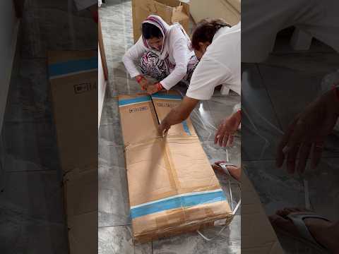 Sewing machine unboxing ♥️ #shorts #shortvideo #design #trending #suits #youtubeshorts #stitching