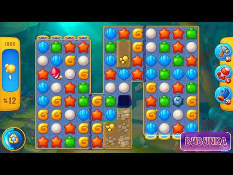 Fishdom level 1668 HD