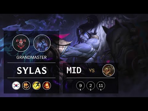 Sylas Mid vs Renekton - KR Grandmaster Patch 9.14