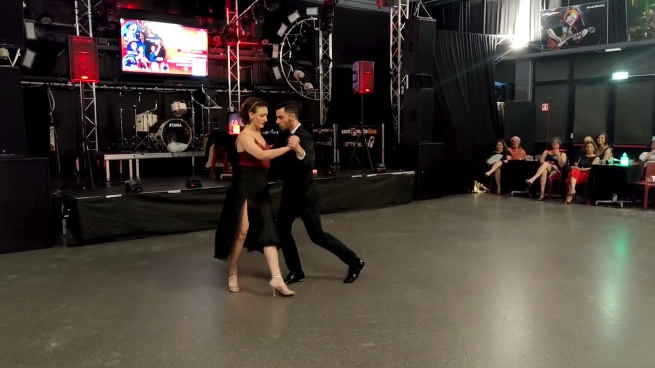 Marco Nodari y Claudia Cavagnini "Tal vez será su voz"@Milonga Tango Mi Amor 1-4
