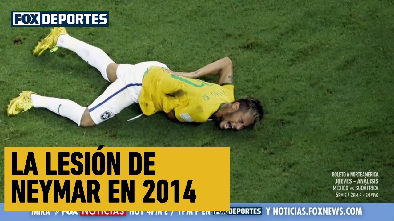 😥 LA LESIÓN DE NEYMAR EN 2014 | Una pesadilla absoluta para todo Brasil