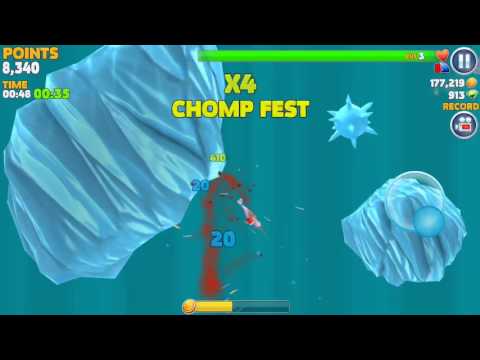 Natasha in Iceland & vs Ice Sharks - Hungry Shark Evolution