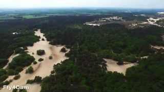 impressie van De Loonse en Drunense Duinen vanuit de lucht