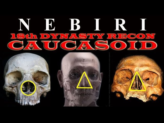 Ancient Egypt Reconstruction of NEBIRI 18th Dynasty Caucasian Man