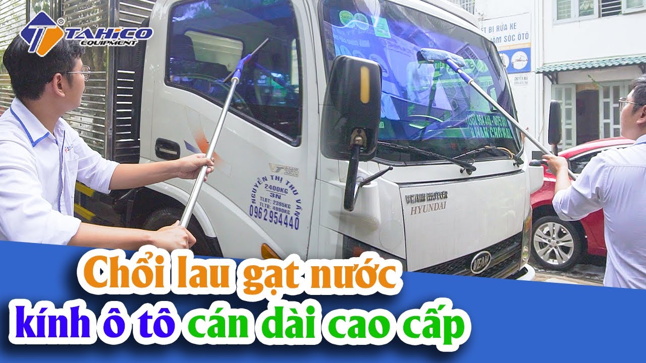 Chổi lau gạt nước kính cán dài cho xe ô tô khách, bus, tải 15
