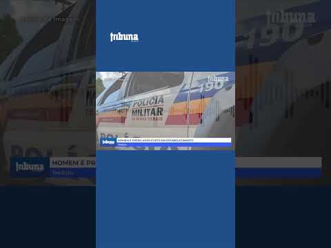 Homem é preso após arrombar e furtar estabelecimento comercial em Reduto