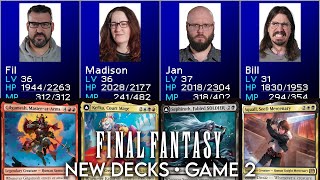 EVEN MORE FINAL FANTASY COMMANDERS | Gilgamesh VS Sephiroth VS Squall VS Kefka