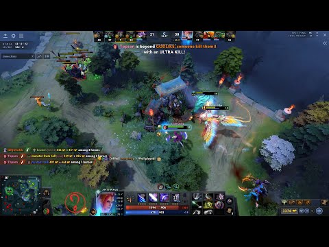 Topson Antimage Mid VS Slark Mid