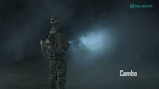 Video: Olight Odin GL Mini 1000 Lumen Vapenlampa Svart