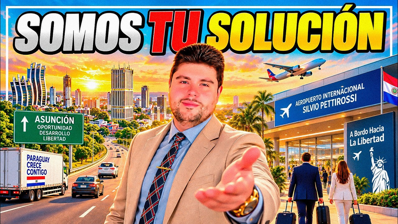 🔴 ¿TRABAJASTE TODA LA VIDA y te SIENTES ASFIXIADO? 🇵🇾 PARAGUAY puede ser tu próxima gran decisión 🔑