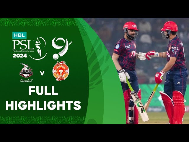 Full Highlights | Lahore Qalandars vs Islamabad United | Match 1 | HBL PSL 9 | M1Z2U