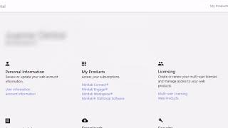 How to sign into your subscription in the Minitab License Portal