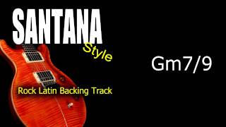 Rock Latin Santana Style Guitar Backing Track 121 Bpm Highest Quality