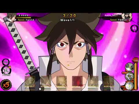 Ultimate Ninja King | Full six " TOP SSR"  | Fight in the Arena | PK vs TOP2 and TOP3 server