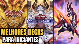 OS MELHORES DECKS PARA INICIANTES NO YU-GI-OH MASTERDUEL 2026!!