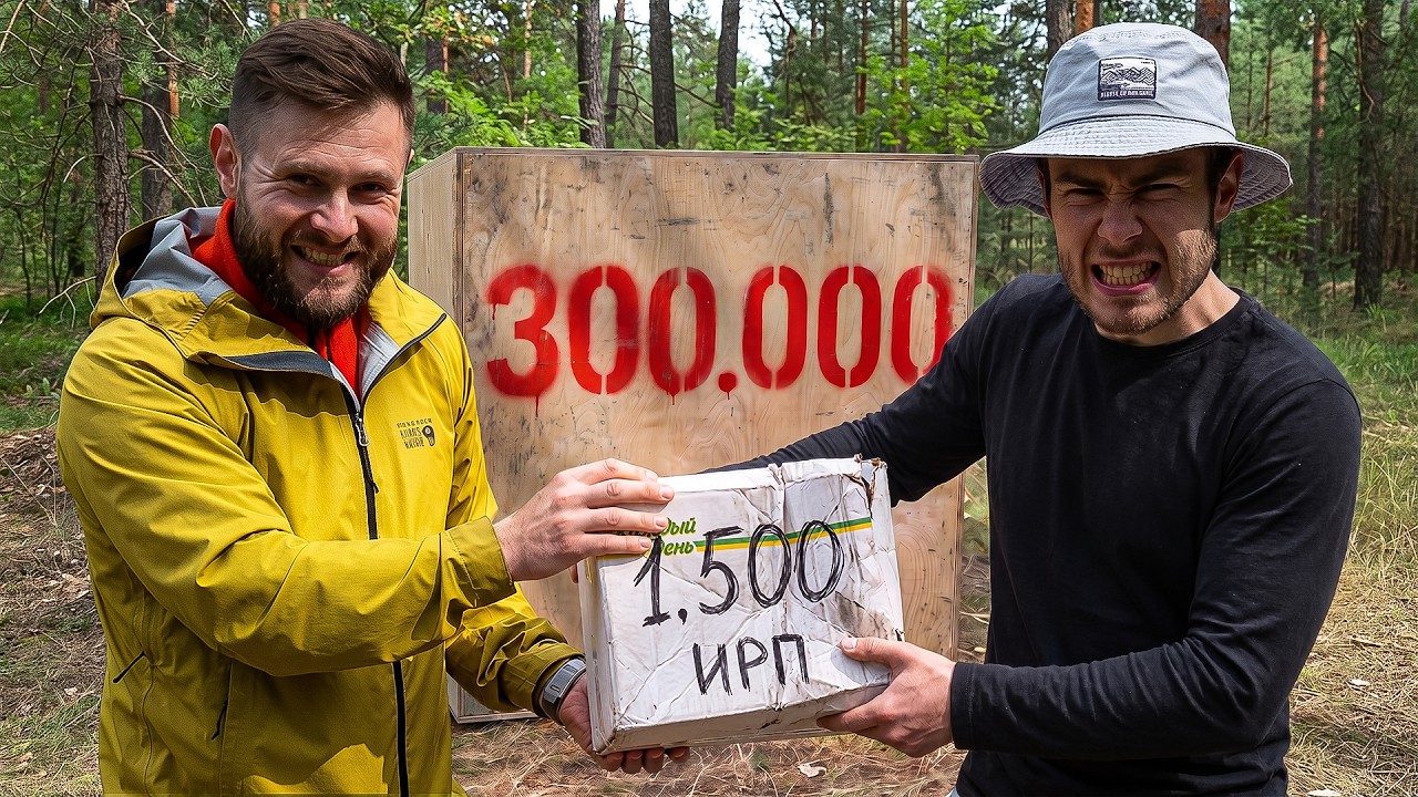 ИРП за 300 000 VS 1500 Рублей - ВЫЖИВАНИЕ в лесу ДЕНЬ 2