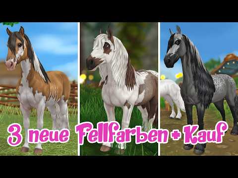 Star Stable [SSO] Three NEW coat colors + horse purchase