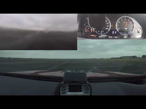 TWO F10 M5 RACING AT VMAX 200 (ONE WITH METH INJECTION) (202MPH LIMITER)
