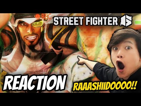 RASHID LOOKS NUTS!! (Street Fighter 6 Rashid Official Gameplay Trailer REACTION)