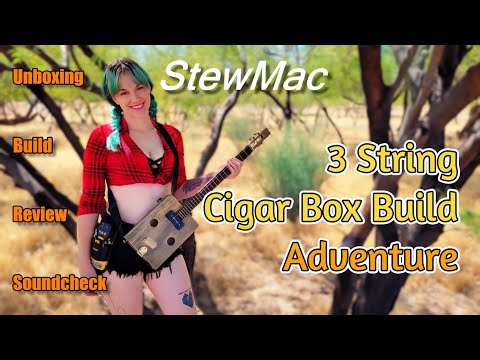 StewMac (R) 3 String Cigar Box - Outdoor Build Adventure