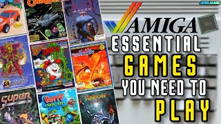 TOP 40 Amiga AGA Games That You Must Play (Time Stamps) #amiga #commodoreamiga #amiga1200