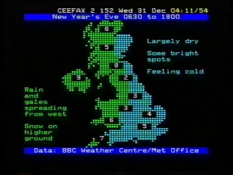 Ceefax New Year's Eve 2003