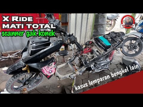 Yamaha X ride mati total, scanner gak connected #kakexchannel