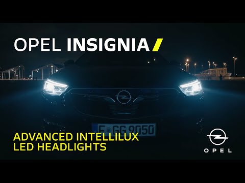 Best in class Intellilux LED headlights. The #Opel #Insignia Grand Sport.