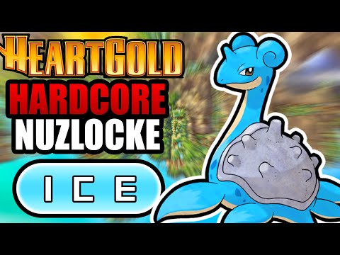 Pokémon Heartgold Hardcore Nuzlocke - ICE Types Only! (No items, No overleveling)