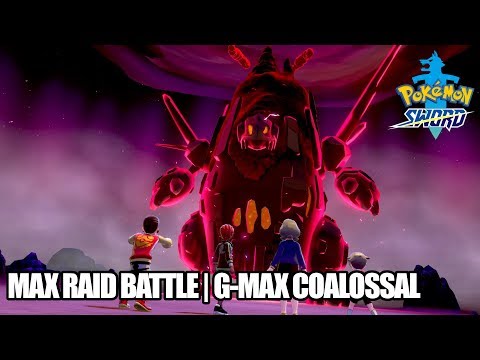 Pokemon Sword - Max Raid Battle | Gigantamax Coalossal [Nintendo Switch]